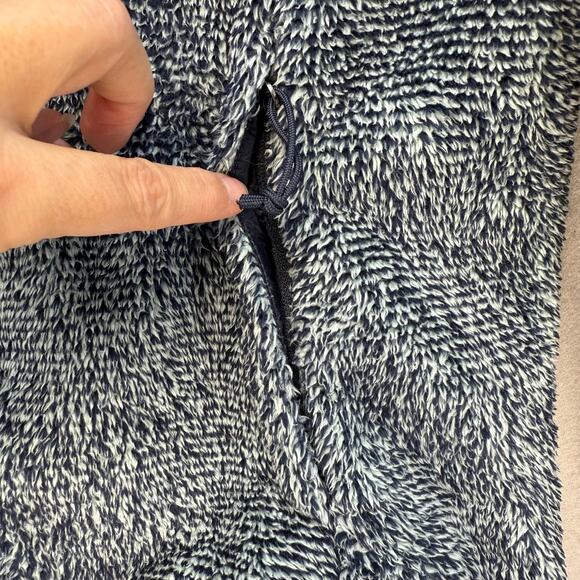 The North Face Osito Full Zip Fleece Women's M Light Blue Dark Blue Heather - Picture 5 of 15